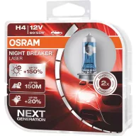   Osram Automotive 4062172387477 Halogén fényforrás Night Breaker® Laser Next Generation H4 60/55 W 12 V