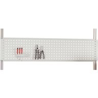   Manuflex ZB8271.7035 Perforált szerszámlemez alumínium tartókhoz, használható magasság = 300 mm. Asztal szélessége 1000 mm