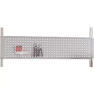   Manuflex ZB8273.9006 Perforált szerszámlemez alumínium tartókhoz, használható magasság = 300 mm. Asztal szélessége 1500 mm