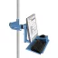 Manuflex ZB8286.5012 Normál monitor-támogatás a CANTOLAB és az ALU számára billentyűzet és egér felülettel, VESA adapter 100 mm-rel