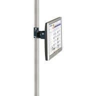   Manuflex ZB8289.7016 Monitor-támogatás a CANTOLAB és az ALU számára 80 mm-es kettős illesztéssel, VESA adapter 75 mm-rel, antracitban RAL 7016