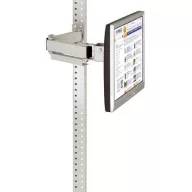   Manuflex ZB8301.5007 Monitor támogatás a CANTOLAB és az ALU számára 500 mm-es kettős csatlakozással, VESA adapter 100 mm-rel, ragyogó kék RAL 5007-rel