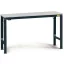 Manuflex LU7023.7016 ESD ESD munkaasztal UNIVERSAL speciális alaplap gumi tetővel, Szélesség magasság = 1250 x 600 x 722-1022 mm Antracit
