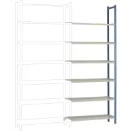   Manuflex RA2214.5007 Polc ráépíthető modul (Sz x Ma x Mé) 960 x 2250 x 300 mm Acél padló