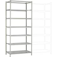  Manuflex RA2243.7035 Polc alapmodul (Sz x Ma x Mé) 930 x 1900 x 300 mm Acél padló