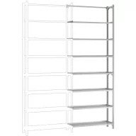   Manuflex RA3276.7035 Polc ráépíthető modul (Sz x Ma x Mé) 1250 x 2500 x 800 mm Acél padló