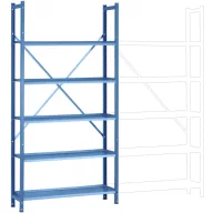  Manuflex RA3151.5012 Polc alapmodul (Sz x Ma x Mé) 1250 x 2500 x 700 mm Acél padló