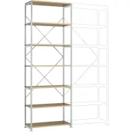   Manuflex RP1606.7035 Polc alapmodul (Sz x Ma x Mé) 1030 x 3000 x 400 mm Fa padló