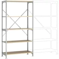   Manuflex RB2114 Polc alapmodul (Sz x Ma x Mé) 1030 x 2000 x 800 mm Fa padló