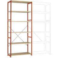   Manuflex RP1314.2001 Polc alapmodul (Sz x Ma x Mé) 1030 x 2500 x 700 mm Fa padló