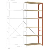   Manuflex RP1414.2001 Polc ráépíthető modul (Sz x Ma x Mé) 1000 x 2500 x 700 mm Fa padló