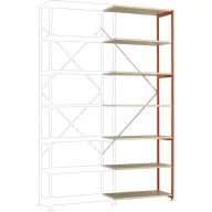   Manuflex RP1714.2001 Polc ráépíthető modul (Sz x Ma x Mé) 1000 x 3000 x 700 mm Fa padló