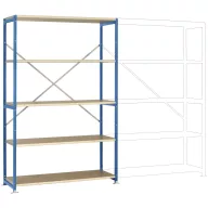   Manuflex RP1036.5007 Polc alapmodul (Sz x Ma x Mé) 1250 x 2000 x 700 mm Fa padló