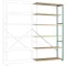 Manuflex RP1436.0001 Polc ráépíthető modul (Sz x Ma x Mé) 960 x 2250 x 300 mm Fa padló