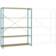   Manuflex RP1041.5021 Polc alapmodul (Sz x Ma x Mé) 1530 x 2000 x 400 mm Fa padló