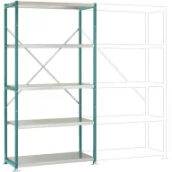   Manuflex RP1022.5021 Polc alapmodul (Sz x Ma x Mé) 1030 x 2000 x 400 mm Acél padló