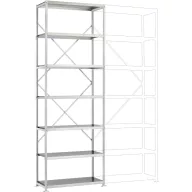   Manuflex RP1622.7035 Polc alapmodul (Sz x Ma x Mé) 1030 x 3000 x 400 mm Acél padló