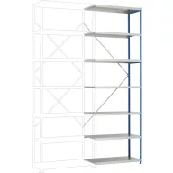   Manuflex RP1721.5007 Polc ráépíthető modul (Sz x Ma x Mé) 1000 x 3000 x 300 mm Acél padló