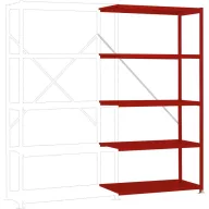   Manuflex RP1154.3003 Polc ráépíthető modul (Sz x Ma x Mé) 1000 x 2000 x 600 mm Acél padló