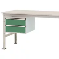   Manuflex ZB4513.6011 Helyhez kötött ház, használható magasság 300 mm, 2 fiókkal. 1000 mm-es asztalmélységhez
