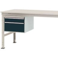   Manuflex ZB4566.7016 Mobil háztartó, használható magasság 300 mm, 2 fiókkal. 1000 mm-es asztalmélységhez