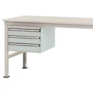   Manuflex ZB4613.7035 Helyhez kötött ház, használható magasság 300 mm, 3 fiókkal. 1000 mm-es asztalmélységhez