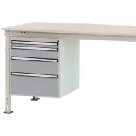   Manuflex ZB4764.9006 Helyhez kötött ház, használható magasság 500 mm, 4 fiókkal. Asztal mélysége 1200 mm