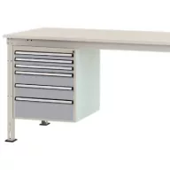   Manuflex ZB4913.9006 Helyhez kötött ház, használható magasság 500 mm, 6 fiókkal. 1000 mm-es asztalmélységhez