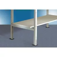   Manuflex ZB3754 Középső polc az UNIVERSAL munkaasztalokhoz Mobil WxD 1250 x 600 mm, WxDxH = 1250 x 350 x 19 mm