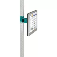   Manuflex ZB3630.5021 Monitor-támogatás az UNIVERSAL és a PROFI számára 80 mm-es kettős csatlakozással, VESA adapter 100 mm-rel, vízkékben RAL 5021