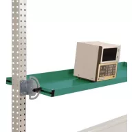   Manuflex AS1714.0001 Dönthető tárolókonzol a PACKPOOL csomagolóasztalokhoz, használható mélység 195 mm. Asztal szélessége 2000 mm