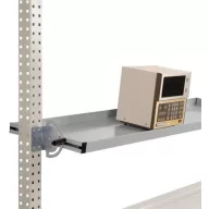   Manuflex AS1718.9006 Dönthető tárolókonzol a PACKPOOL csomagolóasztalokhoz, használható mélység 345 mm. Asztal szélessége 1750 mm