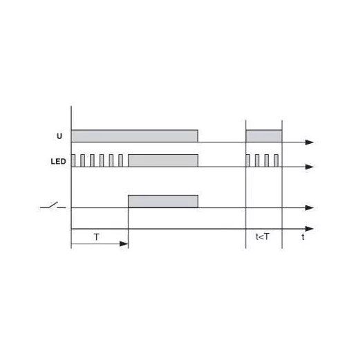 Phoenix Contact Dugasz modul LED-del, Varisztorral RIF-T3-24UC Fényszín (fényforrás): Sárga 1 db