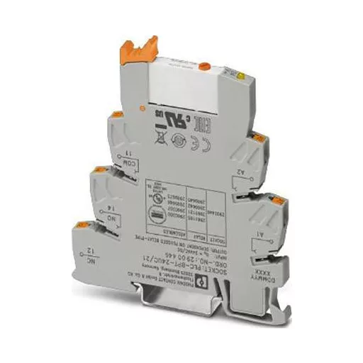 Phoenix Contact PLC-RPT- 24UC/21/MS Relé modul Névleges feszültség: 24 V DC/AC Max. kapcsolási áram: 6 A 1 váltó 1 db