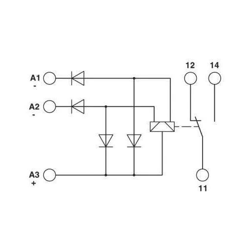 Phoenix Contact EMG 17-REL/SG-B 24/21/M Relé modul Névleges feszültség: 24 V/DC Max. kapcsolási áram: 6 A 1 váltó 1 db