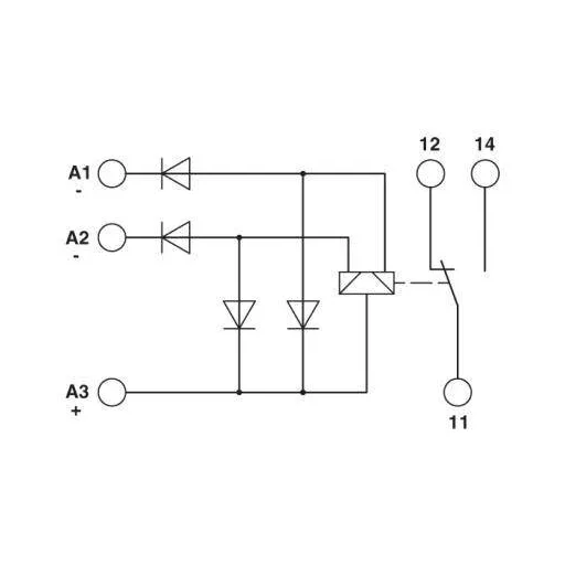 Phoenix Contact EMG 17-REL/SG-B 24/21/M Relé modul Névleges feszültség: 24 V/DC Max. kapcsolási áram: 6 A 1 váltó 1 db