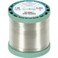  Felder ISO-Core Clear Sn100Ni+ Forrasztóón, ólommentes Tekercs Sn99,25Cu0,7Ni0,05 0.250 kg 1 mm