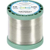   Forrasztóón Tekercs Sn96,5Ag3Cu0,5 250 g 0,5 mm, Felder ISO-Core Clear SAC305