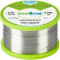   Felder ISO-Core Ultra Clear SAC305 Forrasztóón Tekercs Sn96,5Ag3Cu0,5 0.500 kg 0.5 mm