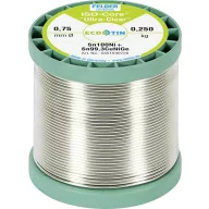   Felder ISO-Core Ultra-Clear Sn100Ni+ Forrasztóón, ólommentes Tekercs Sn99,25Cu0,7Ni0,05 0.250 kg 0.75 mm