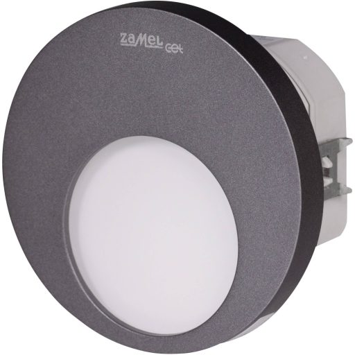 Zamel 02-221-32 Muna LED-es fali beépíthető lámpa LED Fixen beépített LED-es 0.42 W Grafit