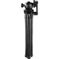   Hama Háromlábú állvány 1/4 col Munkamagasság=16 - 27 cm Fekete Okostelefonokhoz és GoPro-hoz, Gömbfej