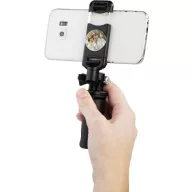   Hama Mini állvány 1/4 col Munkamagasság=10 - 20 cm Fekete Okostelefon-tartóval