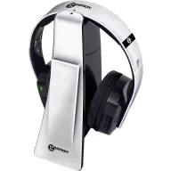  Geemarc CL7400 OPTI TV Over Ear fejhallgató Rádiójel vezérlésű Ezüst-fekete Könnyű pánt, Hangerő szabályozás
