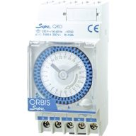   ORBIS Zeitschalttechnik SUPRA QRS 230V Kalapsínes időkapcsoló óra Analóg 230 V/AC