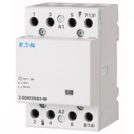   Eaton Z-SCH230/63-40 Szerelési védelem Névleges feszültség: 230 V, 240 V Max. kapcsolási áram: 63 A 4 záró 1 db
