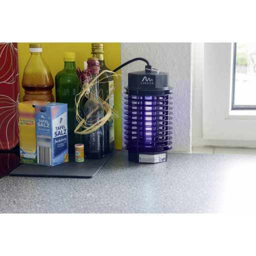 Gardigo Jr.50 62302 UV fény, Áramrács UV szúnyogfogó 4 W (Ø x Ma) 120 mm x 238 mm Fekete 1 db