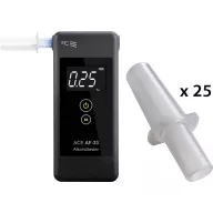   Digitális alkoholteszter 0.00 - 5.00 ‰, sötétszürke, ACE AF-33 107075