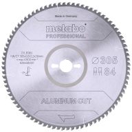   Metabo ALUMINIUM CUT PROFESSIONAL 628448000 Körfűrészlap 305 x 30 x 2.2 mm Fogak száma (collonként): 84 1 db