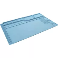   Szilikon forrasztószőnyeg, 550 x 350 mm, kék, ESD védett, Velleman AS12